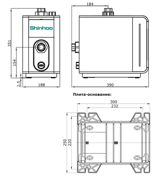 Насосная установка повышения давления, SHINHOO, Aquamaster 3-45 1x230V Насосная установка повышения давления, SHINHOO, Aquamaster 3-45 1x230V