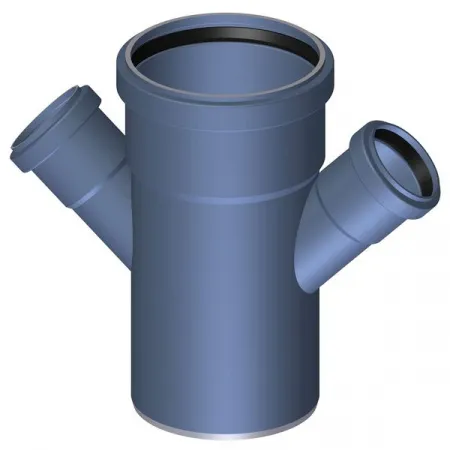 Крестовина одноплоскостная для внутренней канализации TECE Poloplast 110 х 160 х 110 х 45° Крестовина одноплоскостная для внутренней канализации TECE Poloplast 110 х 160 х 110 х 45°