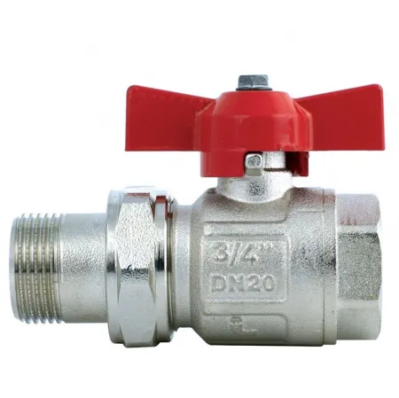 Кран шаровый американка внутренняя / наружная резьба, ручка бабочка Itap Ideal 098 3/4* Кран шаровый американка внутренняя / наружная резьба, ручка бабочка Itap Ideal 098 3/4*