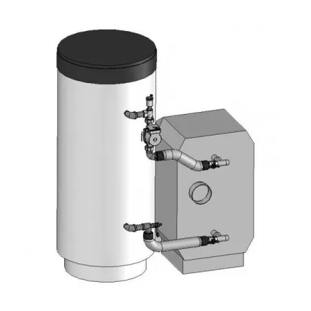 Насосная группа Meibes для обвязки бойлера 1" с насосом Grundfos UPS 25-40