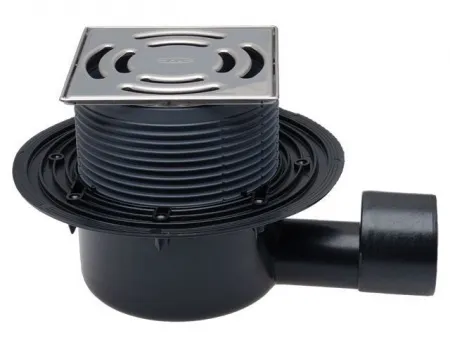 Трап для внутренних помещений HL5100Pr с горизонтальным выпуском Трап для внутренних помещений HL5100Pr с горизонтальным выпуском