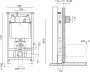 Система инсталляции для унитазов OLI Oli 74 OLIPure 152978 Sanitarblock mechanic