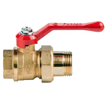 Кран шаровый американка внутренняя / наружная резьба, ручка бабочка ГАЛЛОП 1*