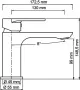 Смеситель для раковины Wasserkraft Elbe 7403