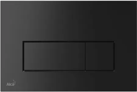 Кнопка смыва AlcaPlast THIN M578 черный матовый