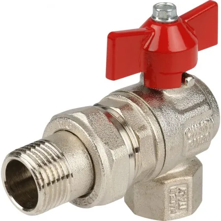 Кран шаровый угловой американка внутренняя / наружная резьба, ручка бабочка Itap Ideal 298 1* Кран шаровый угловой американка внутренняя / наружная резьба, ручка бабочка Itap Ideal 298 1*