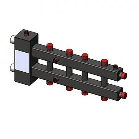 Коллектор с гидравлическим разделителем горизонтальный ZOTA - 1 1/4* на 5 контуров 1* (до 70 кВт) Коллектор с гидравлическим разделителем горизонтальный ZOTA - 1 1/4* на 5 контуров 1* (до 70 кВт)