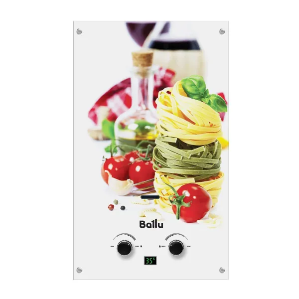 Водонагреватель газовый проточный (газовая колонка) Ballu GWH 10 Fiery Glass Pasta