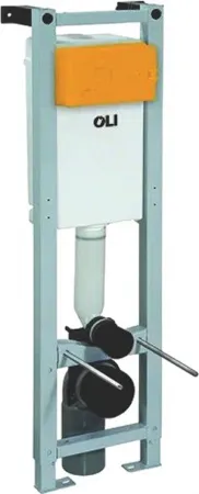 Система инсталляции для унитазов OLI Quadra 141945 пневматическая, крепления  fast-fit