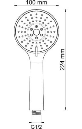 Смеситель для душа Wasserkraft Main 4102