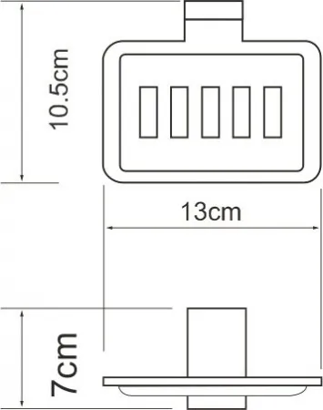 Мыльница Wasserkraft Lopau K-6069
