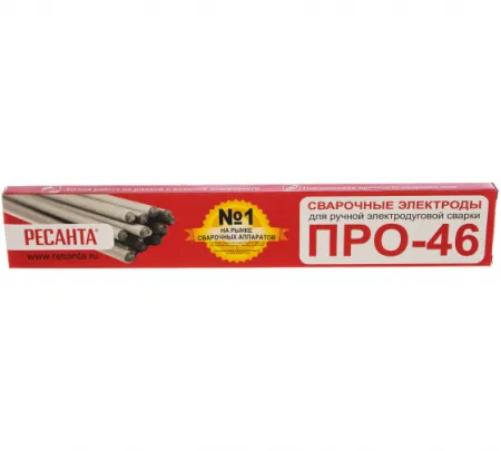 Электрод сварочный Ресанта ПРО-46 (2.5 мм, 1 кг)