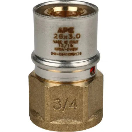 Пресс переходник внутренняя резьба STOUT 20 х 3/4*