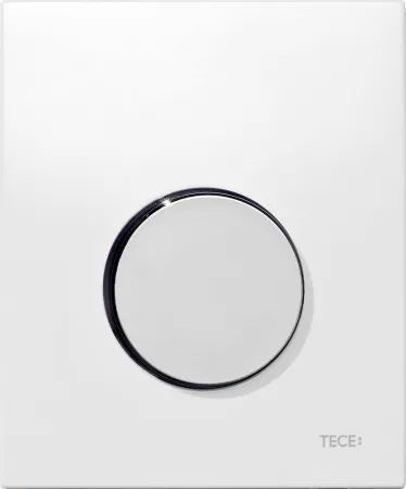 Кнопка смыва TECE Loop Urinal 9242627 белая, кнопка хром Кнопка смыва TECE Loop Urinal 9242627 белая, кнопка хром