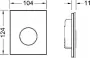 Кнопка смыва TECE Loop Urinal 9242657 черная Кнопка смыва TECE Loop Urinal 9242657 черная