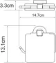Держатель туалетной бумаги Wasserkraft Rhein K-6225