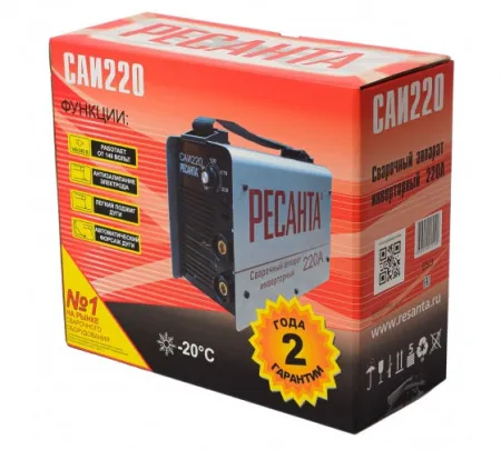 Инверторный сварочный аппарат Ресанта САИ-220 в кейсе
