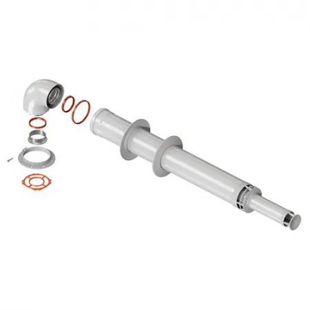 ROMMER RCA-6010-261000 Комплект дымохода АНТИЛЕД 60/100 - 1000мм (IMMERGAS)