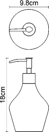 Дозатор Wasserkraft Dinkel K-4699