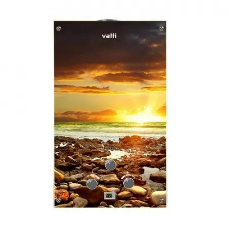 Водонагреватель газовый проточный (газовая колонка) VATTI LR20-EGE (20 кВт, розжиг от батареек, декоративной панель E)