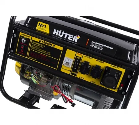 Электрогенератор бензиновый Huter DY8000LX