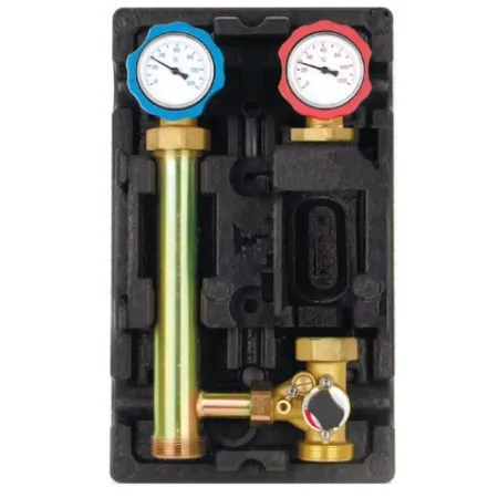 Насосная группа с трехходовым смесительным клапаном 1* Rommer RDG-1003-002501 (без насоса) Насосная группа с трехходовым смесительным клапаном 1* Rommer RDG-1003-002501 (без насоса)