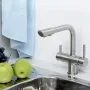 Смеситель для кухни Wasserkraft A8027 матовый хром