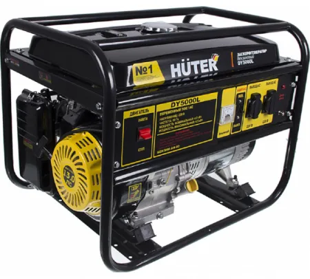 Электрогенератор бензиновый Huter DY5000L