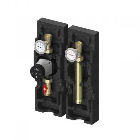 Насосная группа Meibes V-МK 1 1/4" (Kvs=11,9) без насоса, со смесителем, подающая линия слева