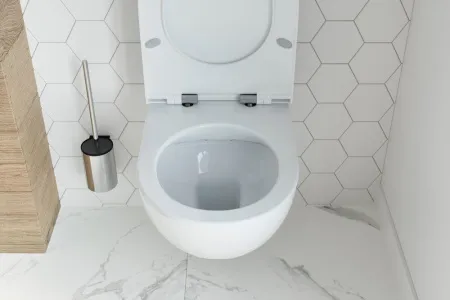 Комплект  Унитаз подвесной STWORKI Merlingen HWH55 безободковый + Система инсталляции для унитазов Pestan Fluenta 40006356 + Кнопка смыва Pestan Fluen