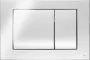 Кнопка смыва OLI Metal dual 656006 хром матовый, антивандальная