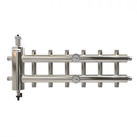 Коллектор с гидроразделителем ПроксиТерм GSK - 1 1/4* на 3+1+3 контур 1* (НР, для котлов до 85 кВт) Коллектор с гидроразделителем ПроксиТерм GSK - 1 1/4* на 3+1+3 контур 1* (НР, для котлов до 85 кВт)