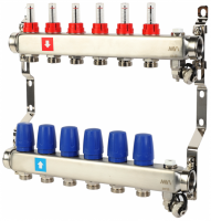 Коллекторная группа для теплого пола MVI MS.711.06 - 11 выходов