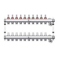 Коллекторная группа для теплого пола Wester W902 - 1* на 10 контуров 3/4* Евроконус