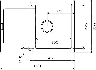 Мойка кухонная Lava L7 scandic (серый)