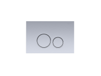 Кнопка смыва Aquatek KDI-0000019 (005C) хром матовая / ободок хром (клавиши круглые)