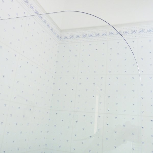 Шторка на ванну GuteWetter Lux Pearl GV-601AS левая 85 см стекло бесцветное, профиль хром