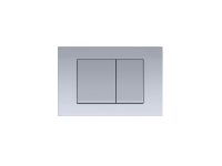 Кнопка смыва Aquatek KDI-0000011 (001C) хром матовая (клавиши квадрат)