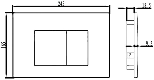 Кнопка смыва IDDIS Unifix UNI30M0i77