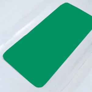 Коврик Bacchetta 36x71 зеленый в ванну