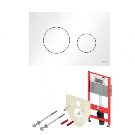 Система инсталяции TECEbase K440920 с панелью смыва TECEloop, белый