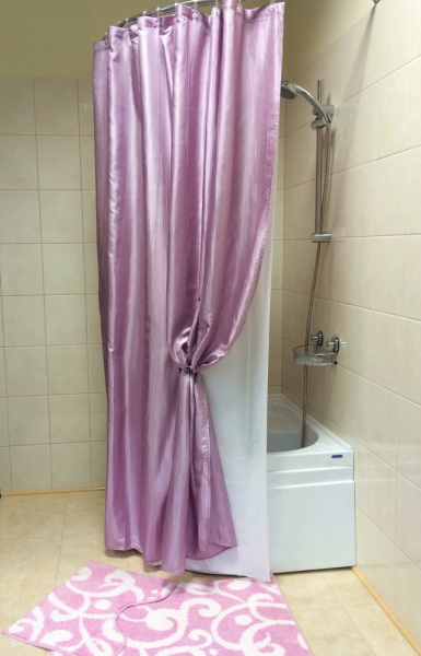 Штора для ванной Bath Plus Silk Collection NO WSV 023