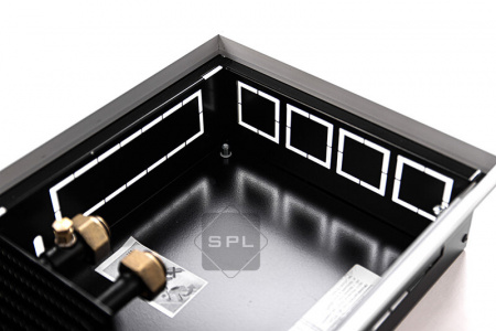 Конвектор внутрипольный SPL INC 240 х 130 х 1000 (решетка роликовая, анодированный алюминий)