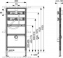 Система инсталляции для писсуаров TECE TECEprofil 9320008