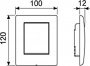 Кнопка смыва TECE Ambia Urinal 9242101 пергамон
