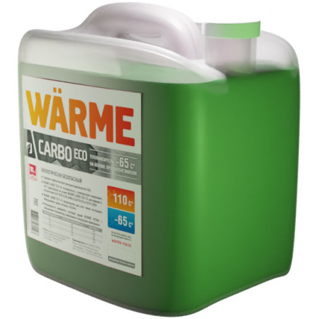 Теплоноситель Warme Carbo Eco 65 (20 кг), на основе пропиленгликоля (экологический)