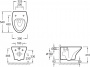 Комплект Унитаз подвесной Jacob Delafon Nouvelle Vague EDJ102-00 + Крышка-сиденье с микролифтом + Инсталляция Ideal Standard ProSys 120P R027767 + Кнопка смыва хром