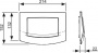 Кнопка смыва TECE Ambia 9240140 белая антибактериальная