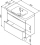 Мебель для ванной AM.PM Like 80 напольная, белый глянец + Сертификат AM.PM на 30 дней подписки на медиасервис
