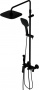 Душевая стойка Damixa Apollo DX220920300 с гигиеническим душем, черная